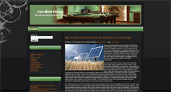 Desktop Screenshot of iranminehouse.org